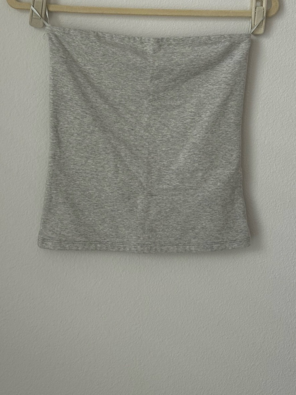 Light Heather Gray Tube Top